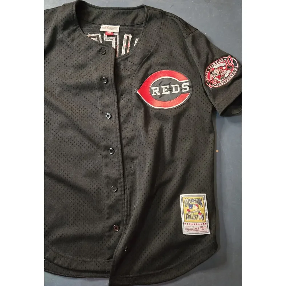 Mitchell And Ness MLB Cincinnati Reds Ken Griffey Jr. #30 Jersey Men's Size M